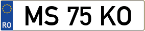 Truck License Plate
